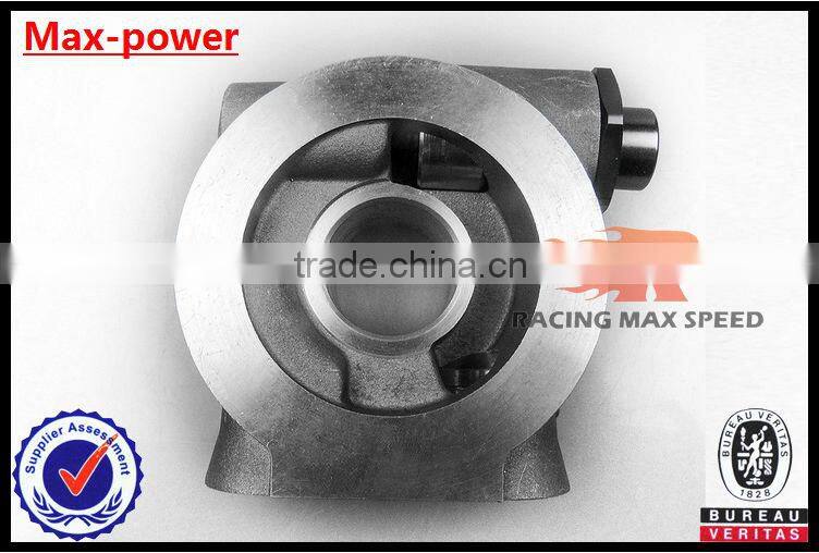 AN10 aluminum thermostat Oil Sandwich Adapters Oil Cooler Adapter silver Oil Sandwich plate