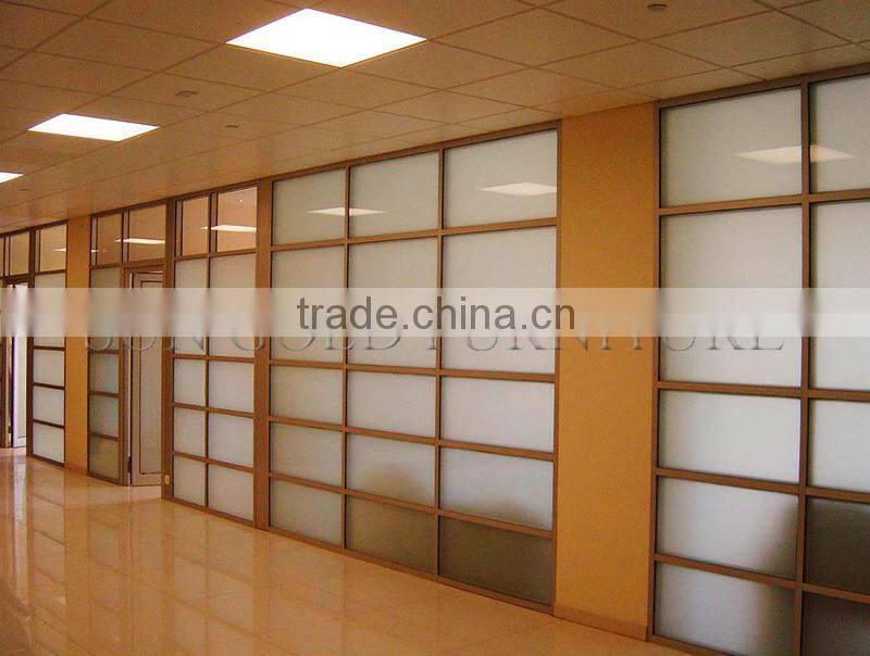 Popular Cheap Office Used Low Half Glass Wall Partition(SZ-WS587)