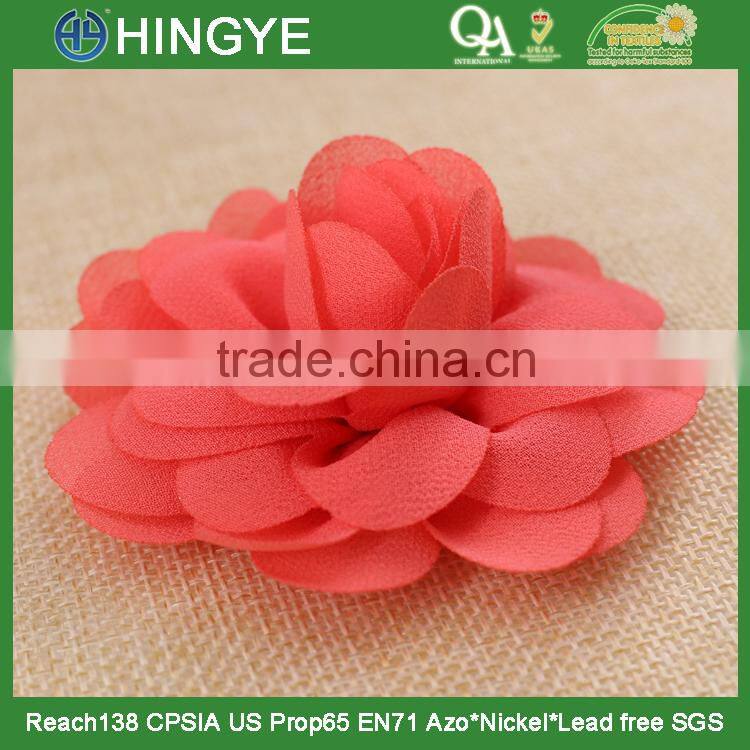 Hot selling gorgeous chiffon flower for children headband decoration -M109-1