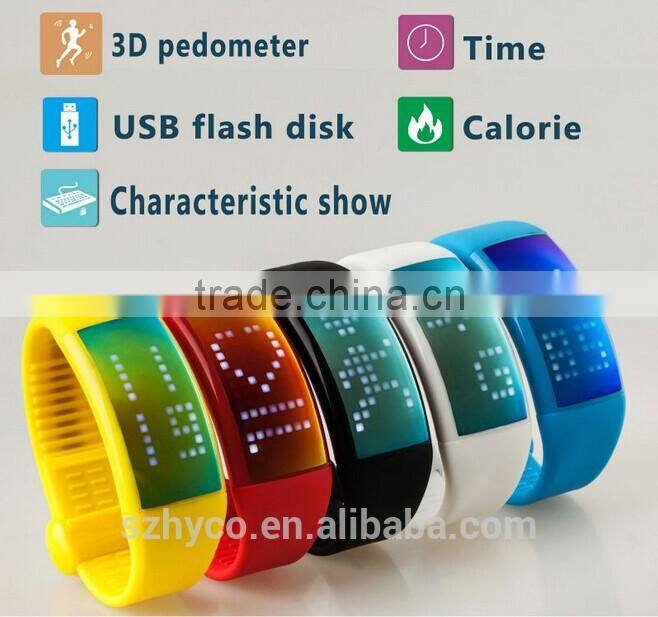 Personalized Signature 3D Pedometer Smart Watch