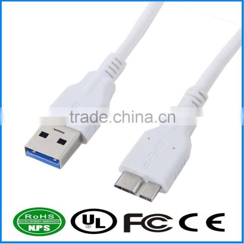 USB3.0 Cable AM To MicroB Cable stranded copper Charging cable For Smart Phone Dataline