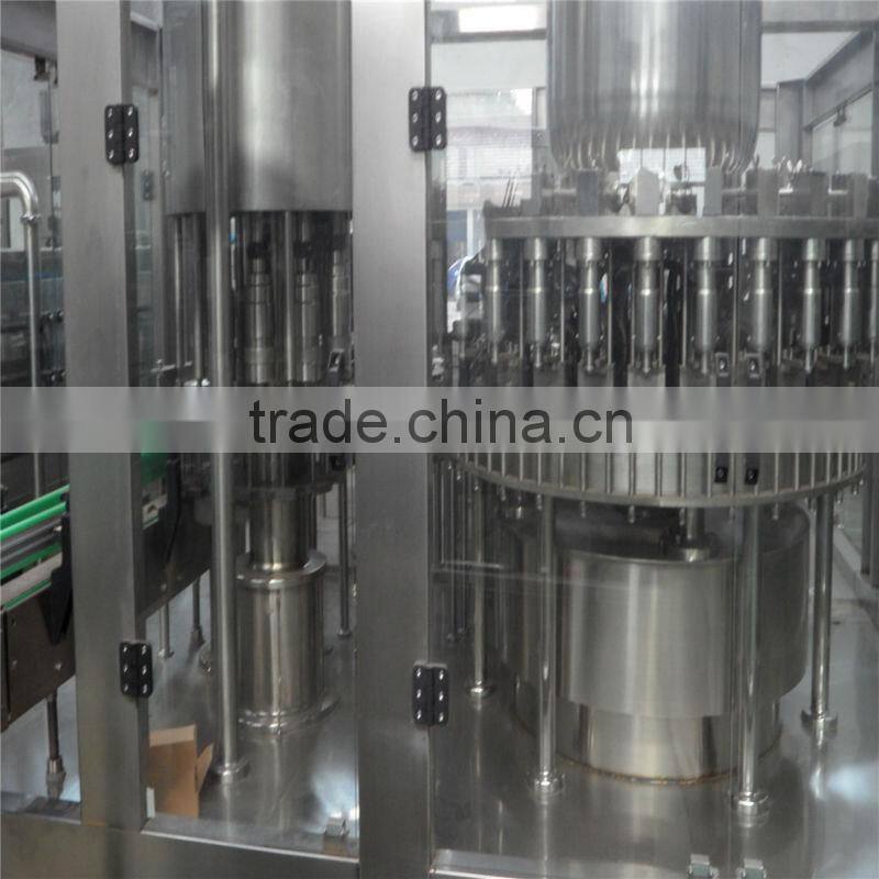3 in 1 glass filling -capping -sealing production line