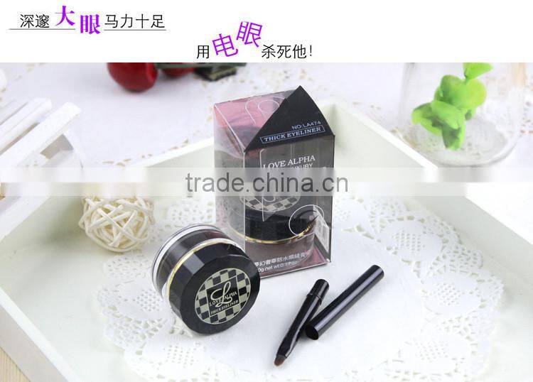 Love Alpha Dream Luxury waterproof eye liner 4 colors gel eyeliner new style eye liner