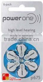power one Hearing aid battery button cell batteries hot sale