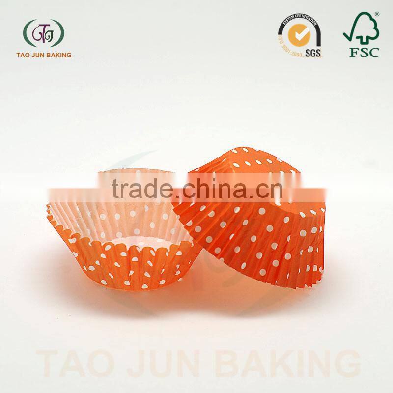 Size 8cm Cake Cups Greaseproof paper PVC package
