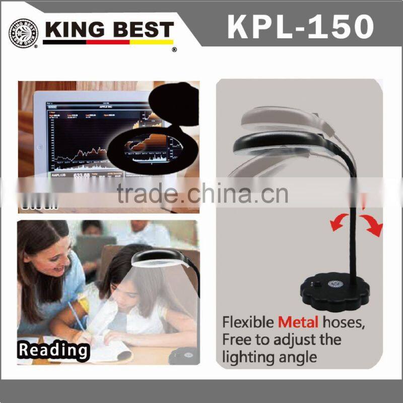 KING BEST 3X and 8X 360 Degree Rotation bright LED reading magnifier big screen illuminated magnifier LED Light