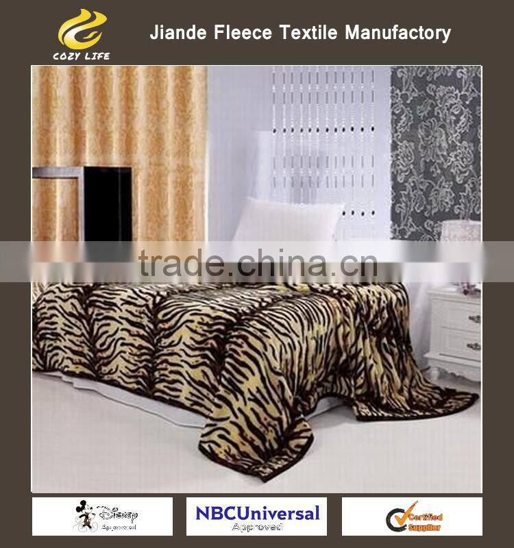 coral fleece Leopard print blankets warm flannel sheets blankets single double fleece blanket Bedclothes bed linings