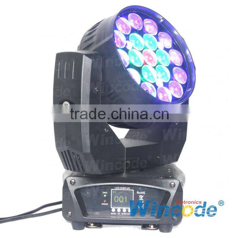 19*12W RGBW Zoom LED Moving Head Light, LED Stage Lighting, Beam Moving Head Light