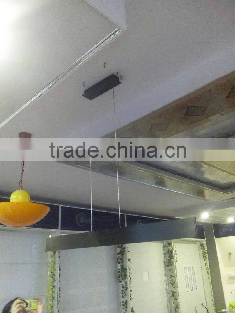30w black 3000k warm white 1000mm slim pendant linear