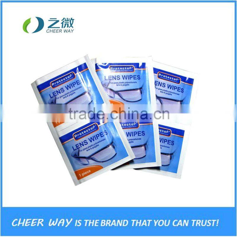 lens wet wipes for glasses laptop cameras cellphone TV screens