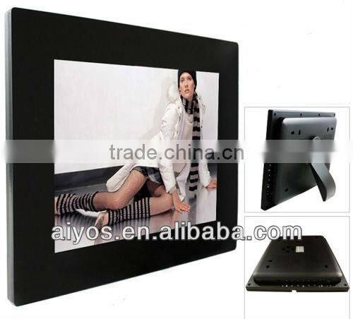 high quality 12 inch jpeg picture frame full function+remote control