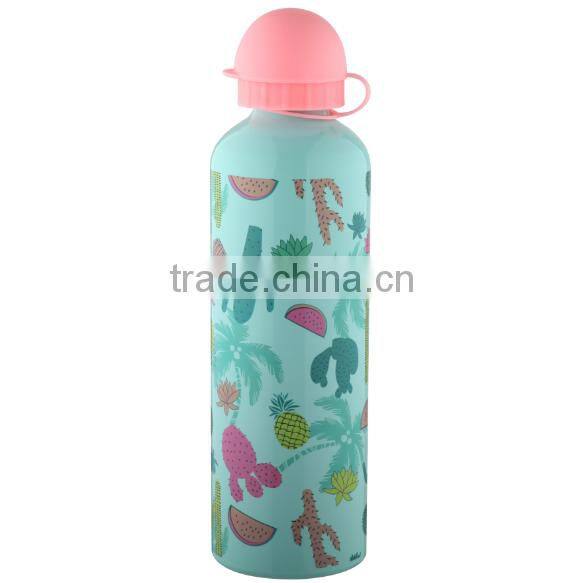 Wholesale Logo printed cheap aluminum sports water bottle