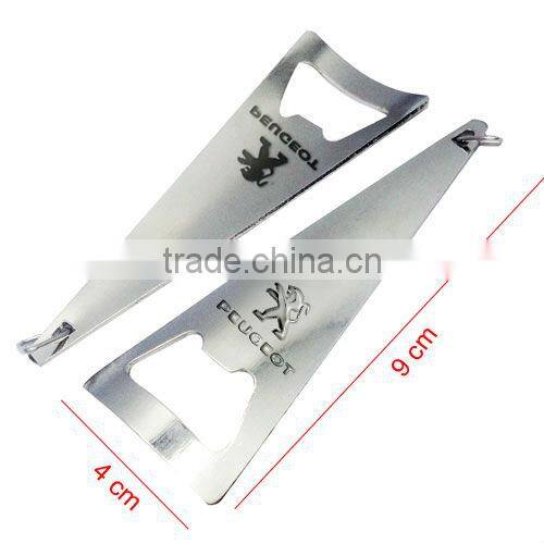 laser engraved metal bottle opener