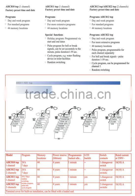 Weekly Programmable Battery Relay AHC812