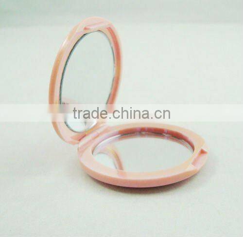 Round makeup mirror/plastic compact mirror/vanity mirror/magnifying makeup mirror