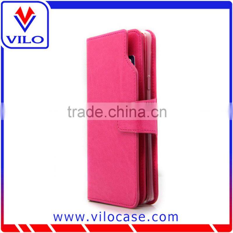 OEM card holder wallet leather case for samsung Galaxy Note 5