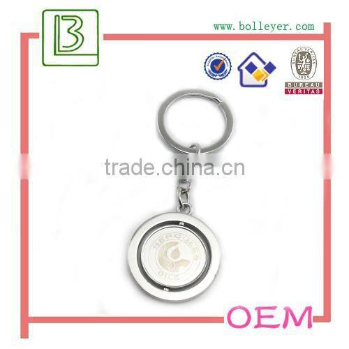 custom logo advertising key ring
