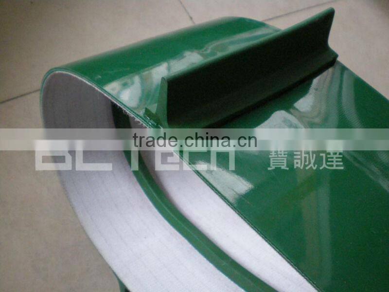 PVC Conveyor Belt With Guide Belt & Cleats
