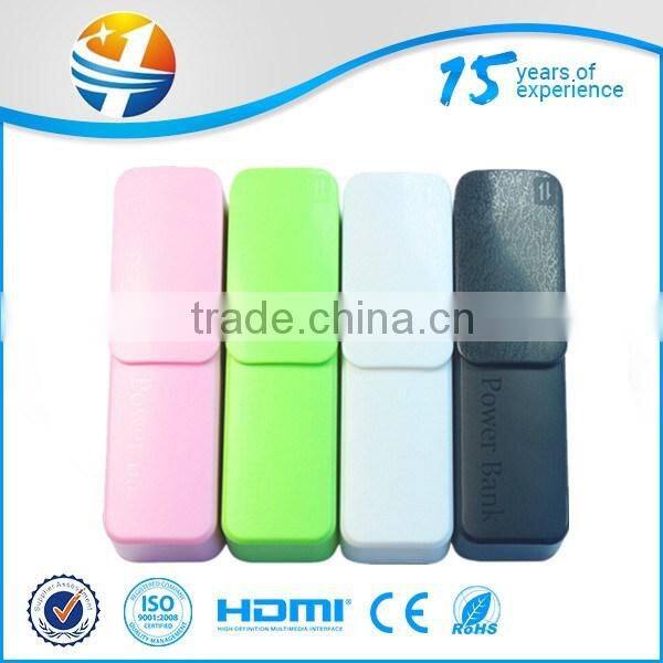 2015 Hot selling products wholesale mini power bank 2600mah power bank for mobile phone made in
