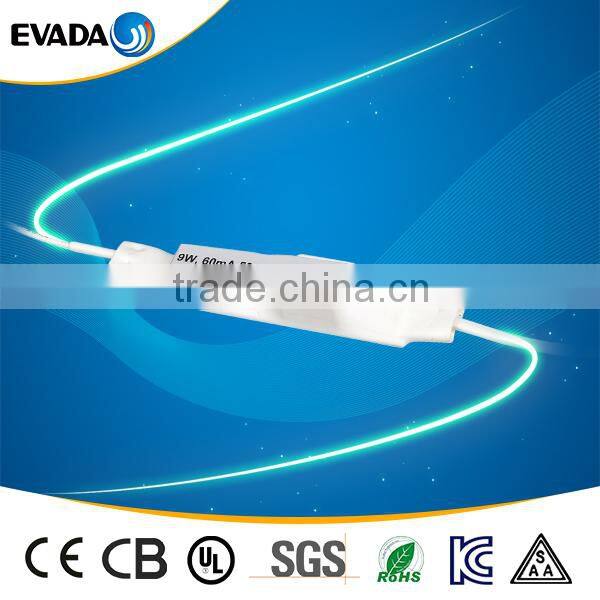 Best IP20 design shape led driver 175mA 55VDC 9W