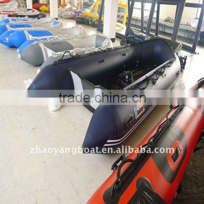 (CE)optional floor size PVC material folding boat