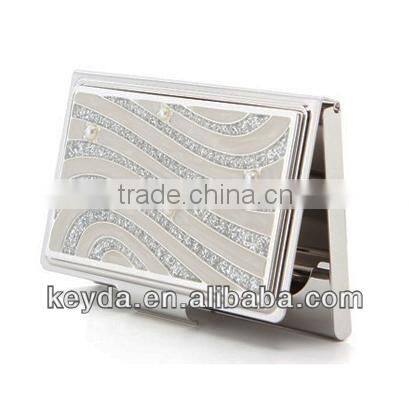 Hot selling diamond vertical business card holder china manufacturer