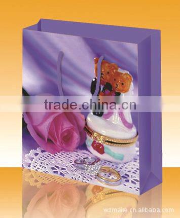 Shopping Paper Bag With Recycled Paper