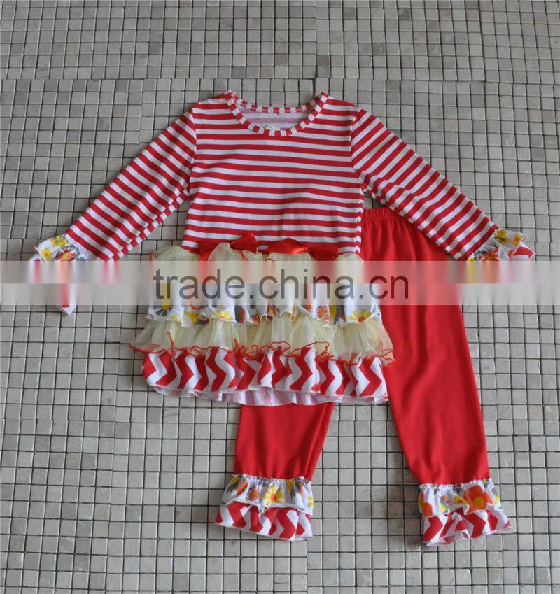 bulk wholesale boutique easter day rabbit embroidery ruffle outfits