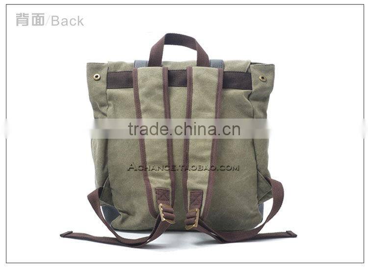 army green canvas backpack,fashion teen backpacks,leisure canvas backpack