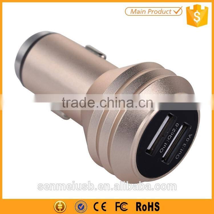 Universal RoHS 2 Port USB Holder QC2.0 Chargers For Cell