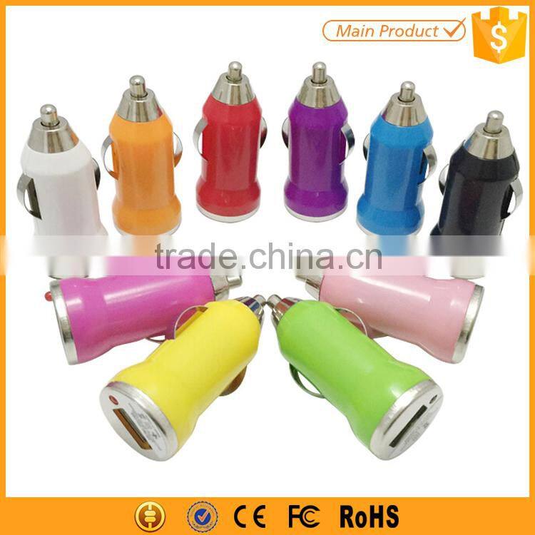 Promotional Cheapest Single Car USB Charger Mini Car Battery Cell Phone Car Charger