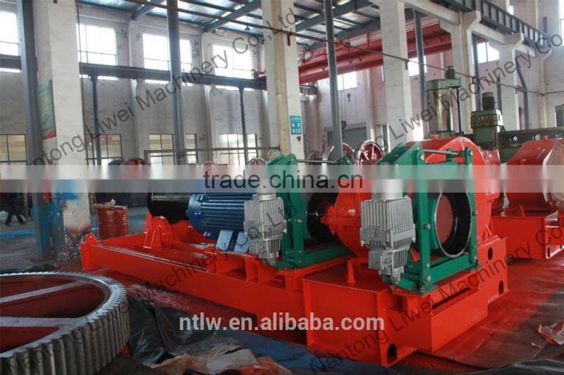 new design 65KN double drum high speed electric winch for sale