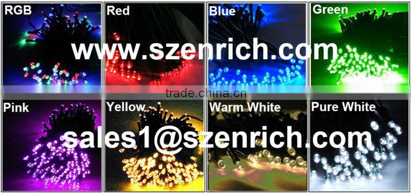 Solar LED Xmas String Light,60 led,100 led,200 led,300 led,400 led,500 led,CE & RoHS