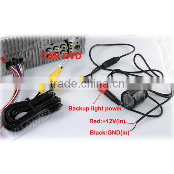 Waterproof 120 degree night vision car camera