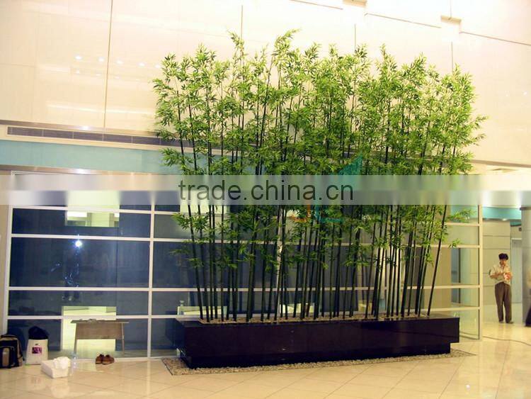 mini golden plastic indoor decoration artificial bamboo tree for sale