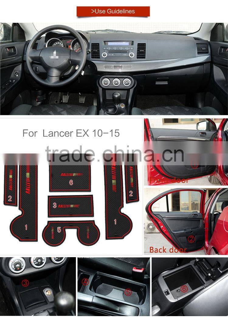 China alibaba car mats wholesale for Mitsubishi Lancer EX 2010-2015 8 pcs/set
