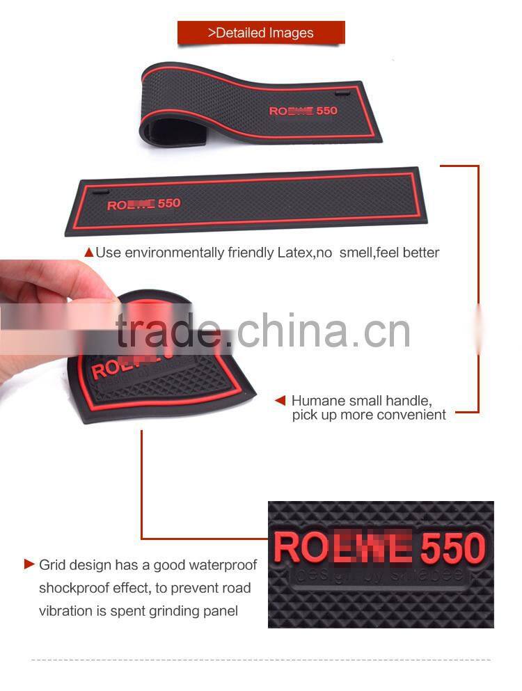 China largest manufacturer car gate slot pads for Roewe 550 2008-2012 4pcs/set