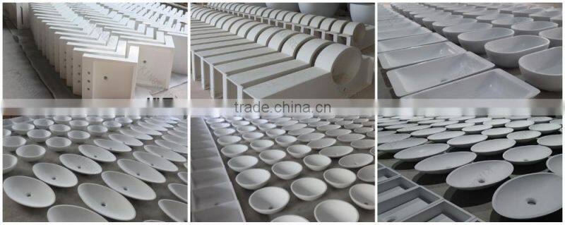 square modern marble sink bathroom face basin art basin sink