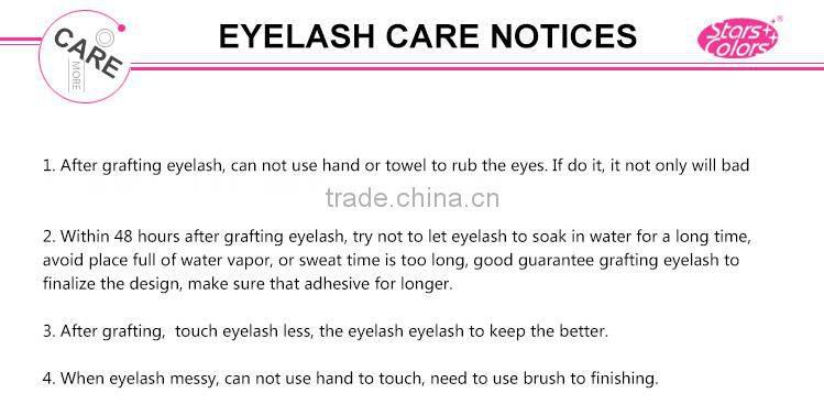 Hand-made pre-made 10D high quality silk flare eyelash extension lash black color