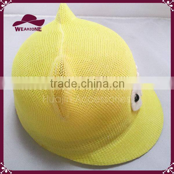 Baby Child 3D Cartoon Fish knitting Ride Hat