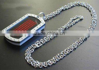 2016 New style plastic heart shape keychain double function