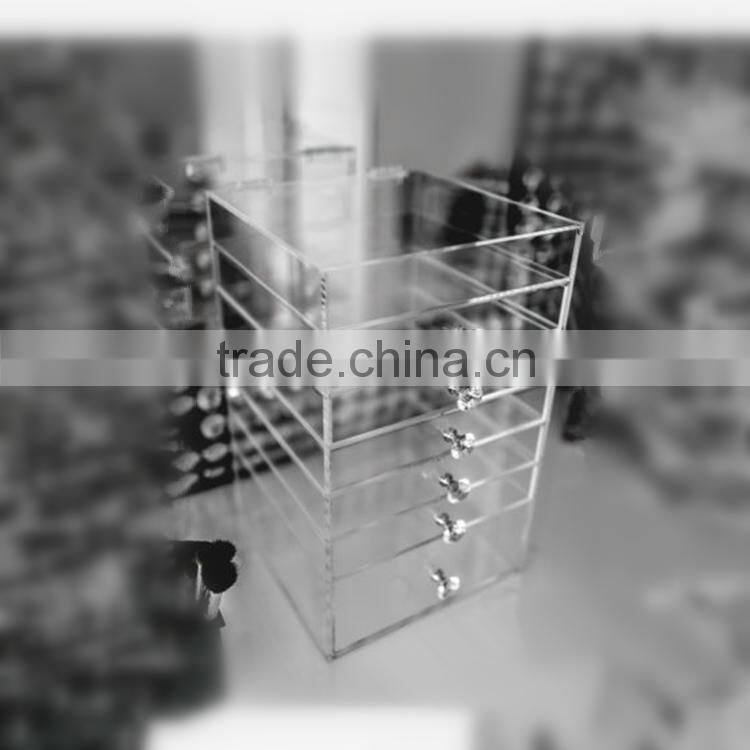 2016 hottest selling acrylic drawers, acrylic makeup drawers, acrylic storage drawers