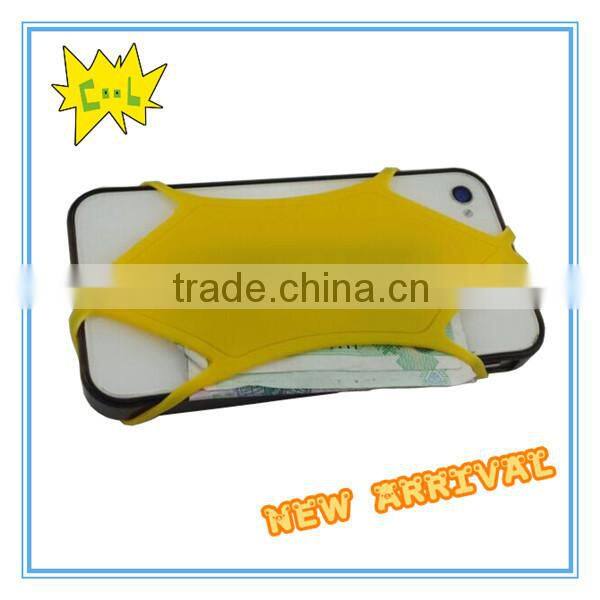 yellow jacket shape silicone Cell phone Non-slip mats
