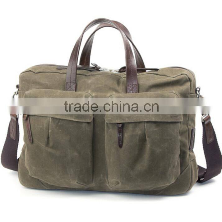 Waterproof Waxed Canvas Bag Waxed Canvas Briefcase