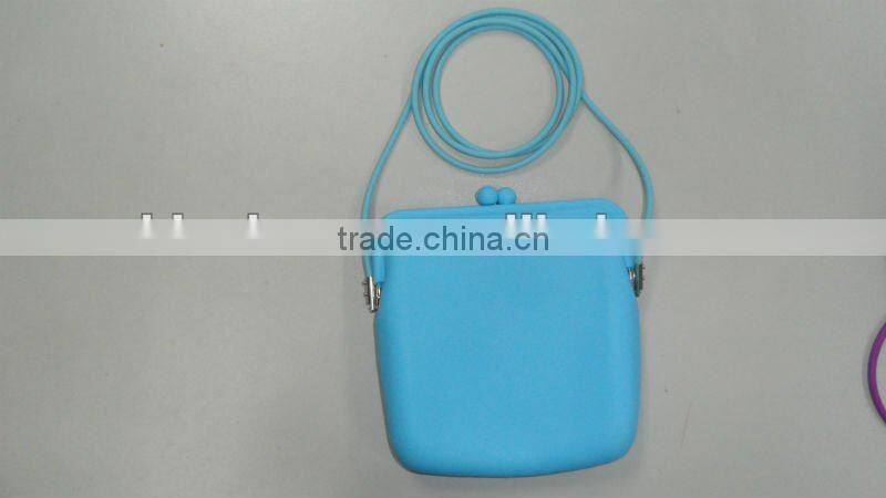 2012 fashion silicon satchel bag
