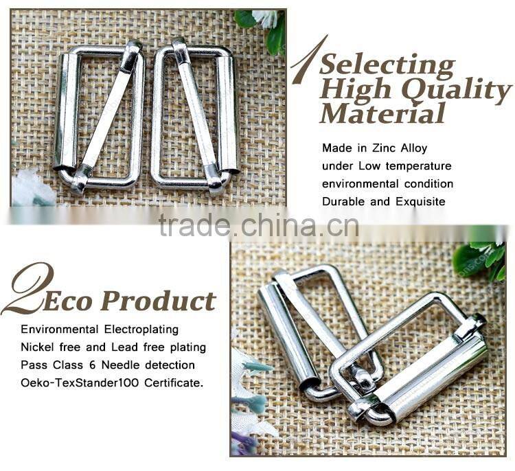 High Quality Fashion Custom Metal Adjustable Bag Buckles