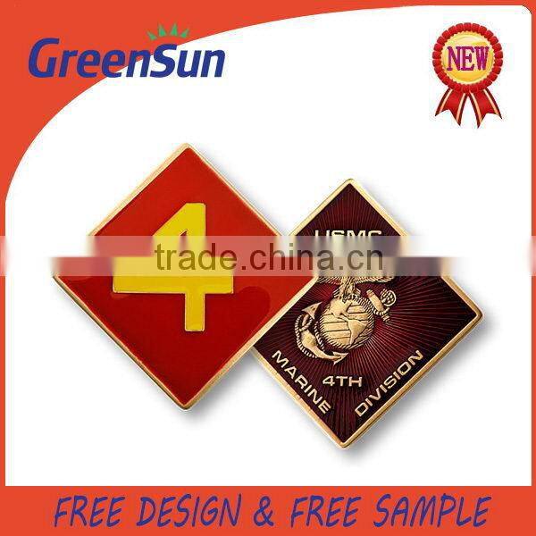 Practical eco-friendly metal enamel pin badge