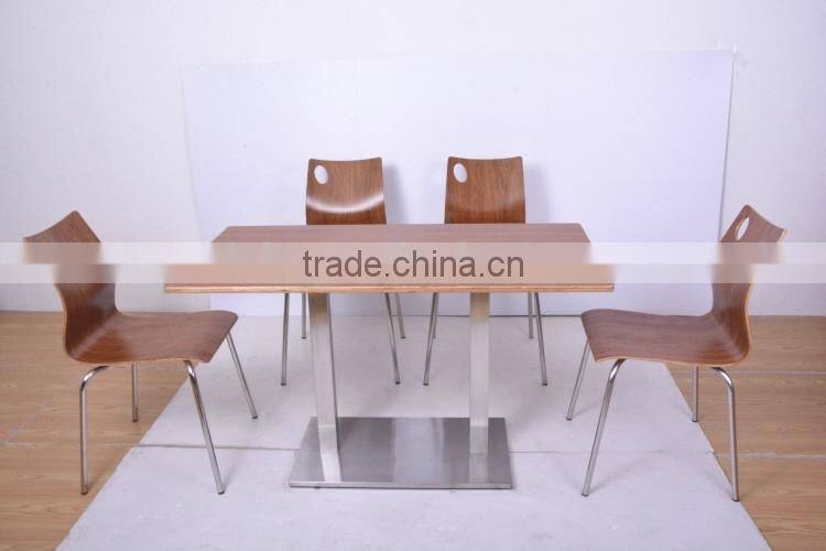 Restaurant Fireretardant Table and Chair Easy Cleaned and Scratch Proof Furniture (FOH-NCP15-13)