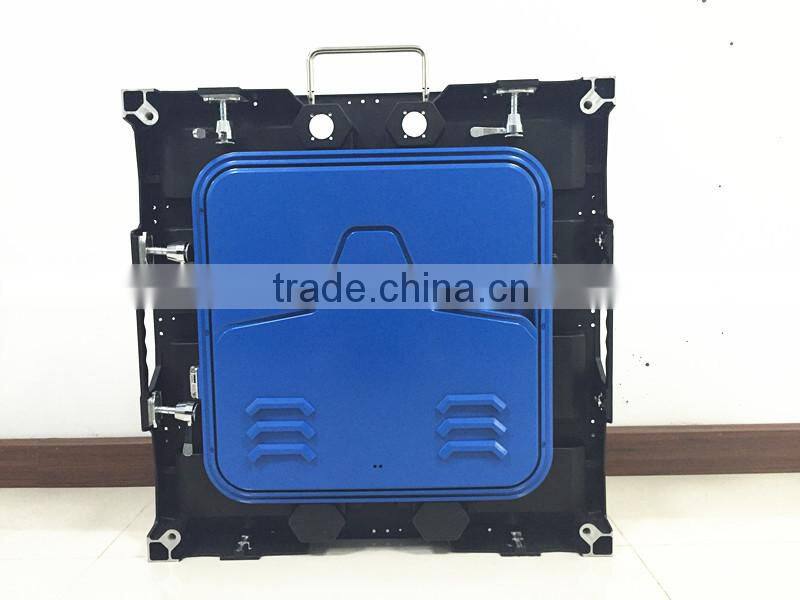 P4 die casting aluminum indoor full color rental led display screen new design cabinet