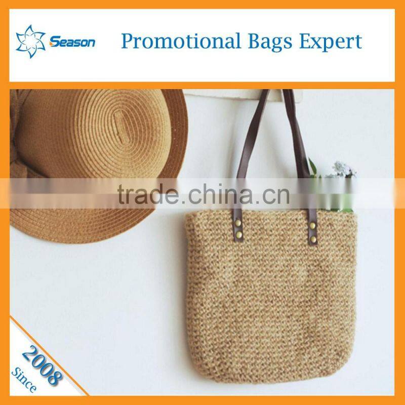 fashion college bags jute sack jute shopping bag